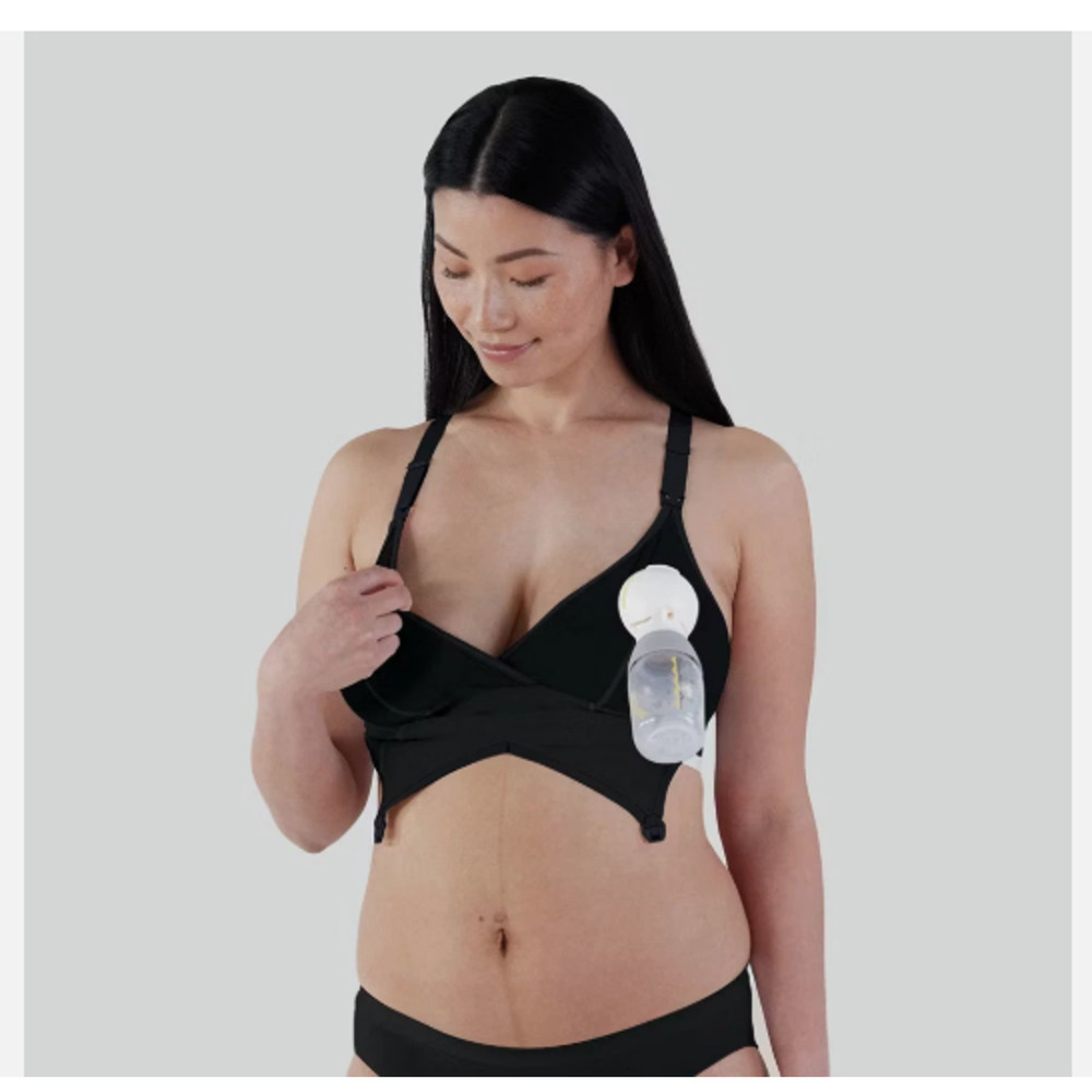 Bravado! Designs Original Pumping and Nursing Bra - Black Medium